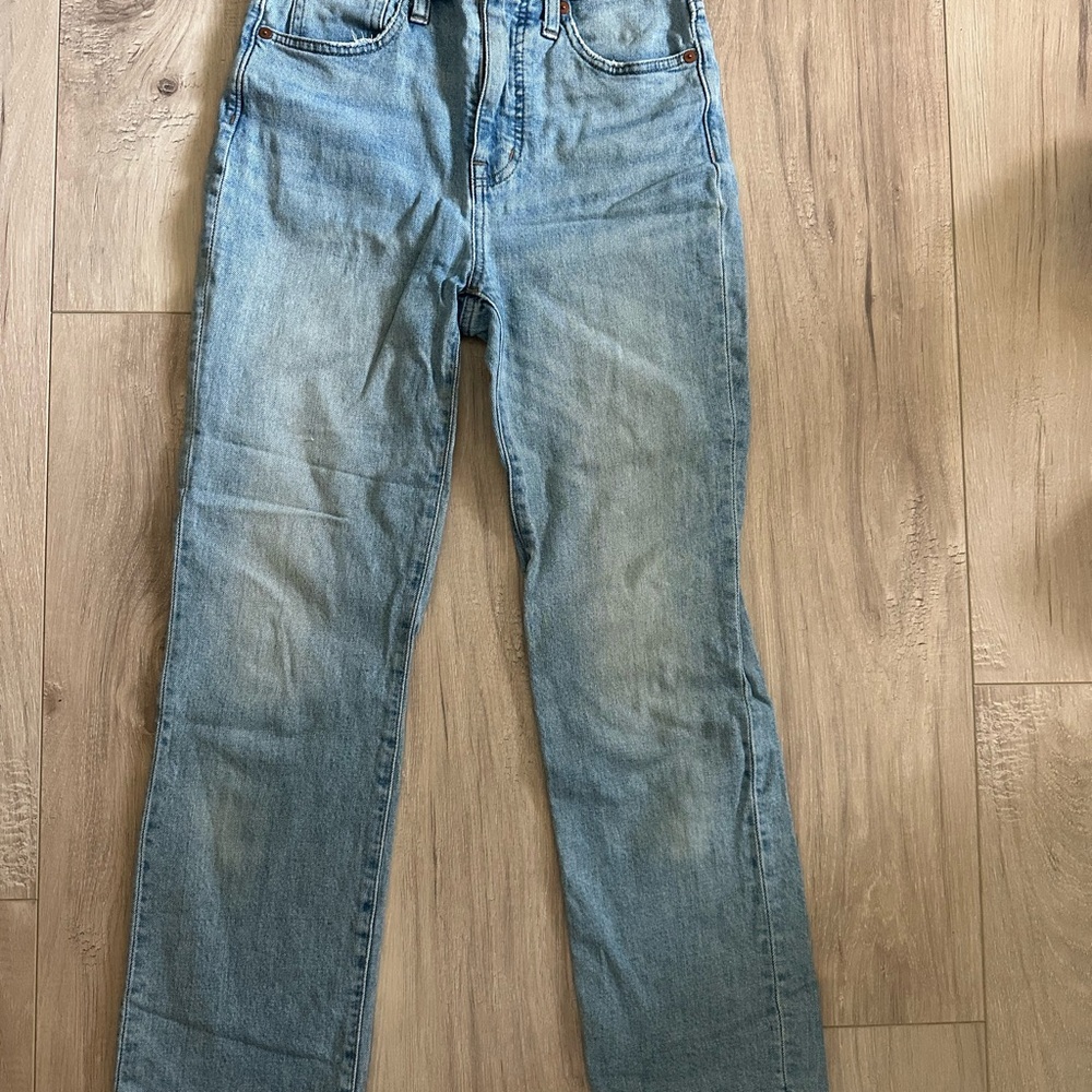 Madewell slim demi boot size 25